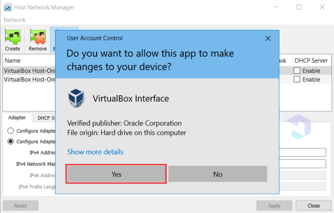 Cómo resolver el error del adaptador solo de host en VirtualBox 4