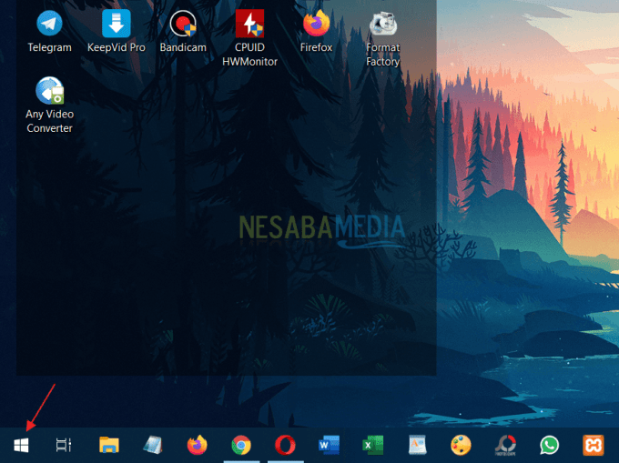 Cambiar el color de la pantalla de Windows 10 - Paso 1