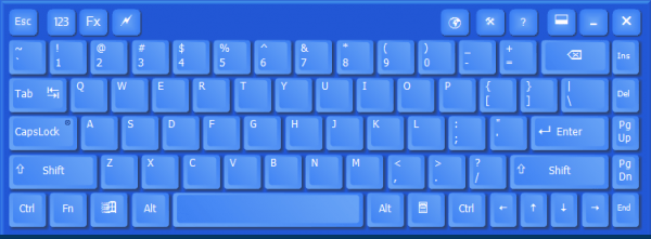 aplicación de teclado virtual