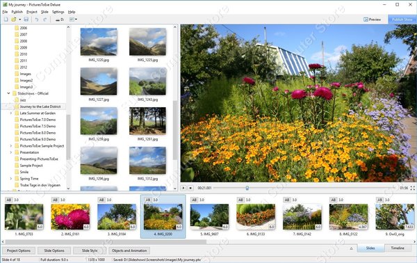 Aplicación de edición de fotos para PC/portátil con Windows