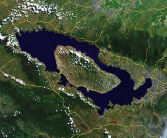 Mapa de Lago Toba