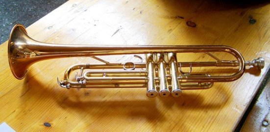 Instrumento de viento de trompeta