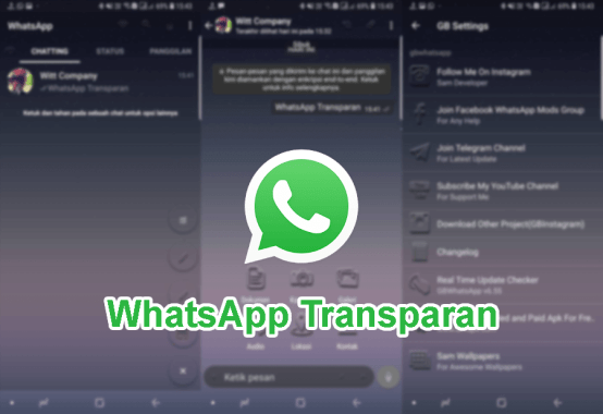 WhatsApp transparente
