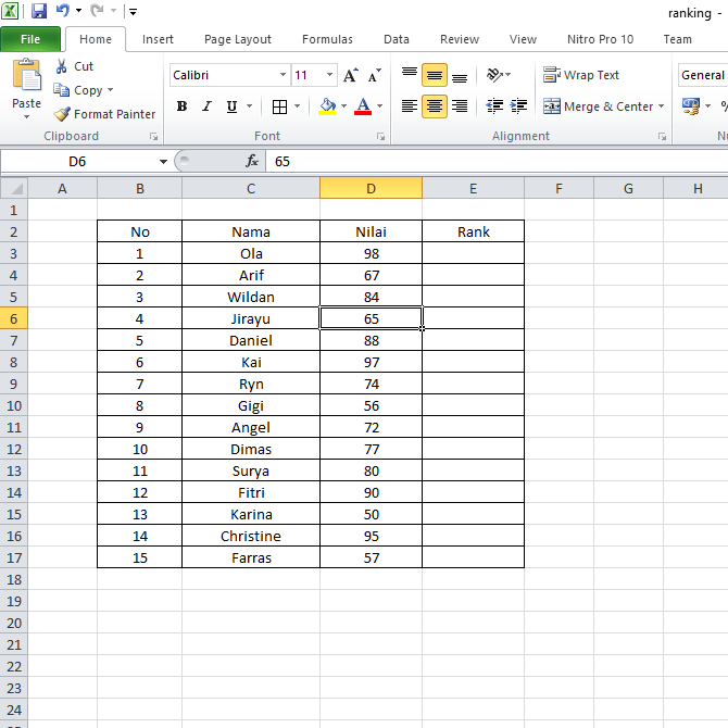 Hojas de trabajo de Microsoft Excel