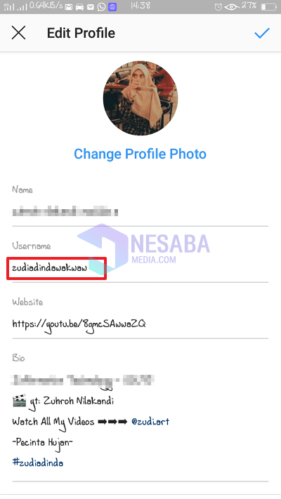 tutorial como cambiar el nombre de usuario de instagram