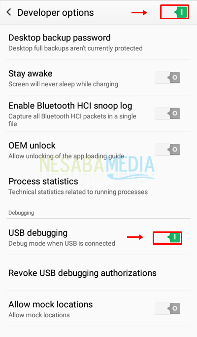 manera a 3: habilite las opciones de desarrollador y luego habilite la depuración de USB