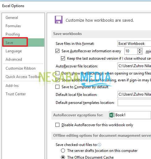 Cómo establecer la duración del almacenamiento en Microsoft Excel