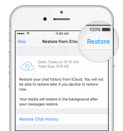 Cómo restaurar chats de Whatsapp eliminados en iPhone