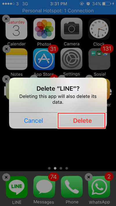Cómo cerrar sesión en LINE en iPhone