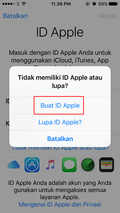 para crear una nueva identificación de Apple - cómo usar el iPhone