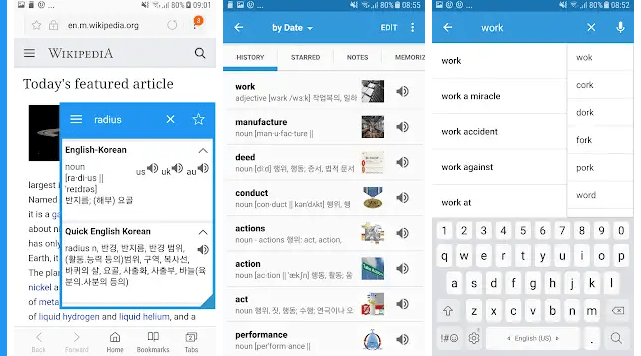 diccionario coreano