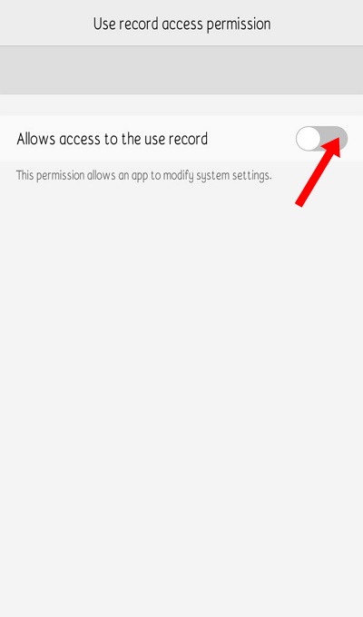 Habilitar permitir el acceso para usar el registro