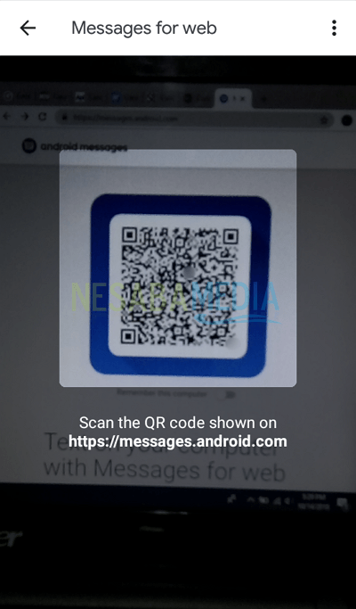 Paso 8 - Escanea el código QR