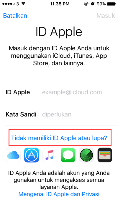 Cómo crear una ID de Apple en Iphone