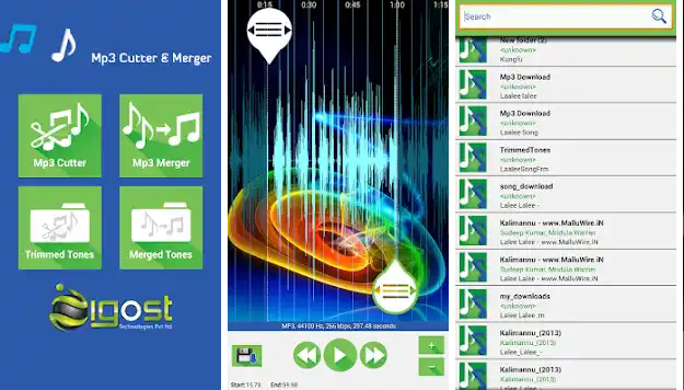 la mejor aplicación de corte de canciones para teléfonos Android