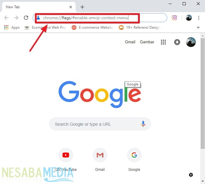cómo habilitar el Panel Emoji en Google Chrome