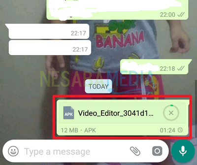 como enviar apk por whatsapp