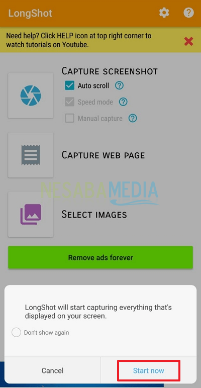 tutorial sobre cómo tomar capturas de pantalla largas en un teléfono Android