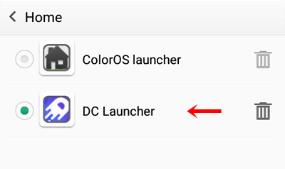 7 - selecciona DC Launcher