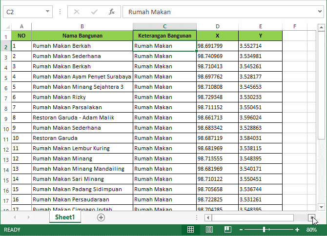 Cómo usar paneles congelados en Excel 