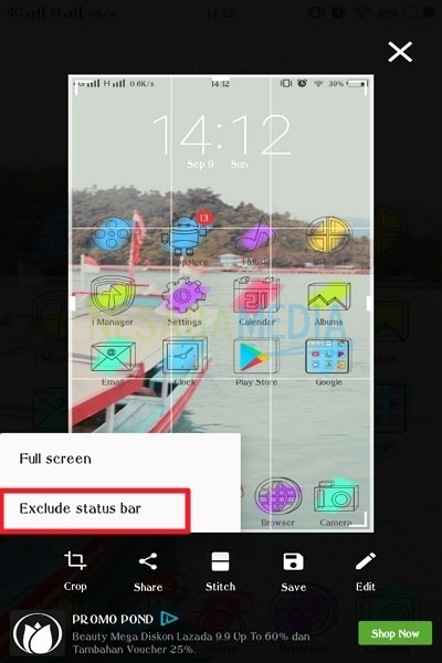 como hacer captura de pantalla en android
