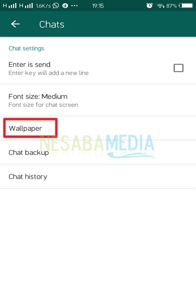 como cambiar el fondo de whatsapp sin app