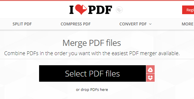 Seleccionar archivos PDF