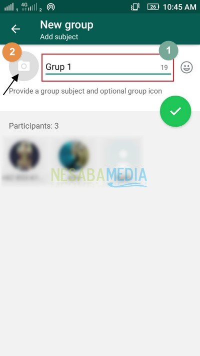 Cómo crear un grupo en Whatsapp