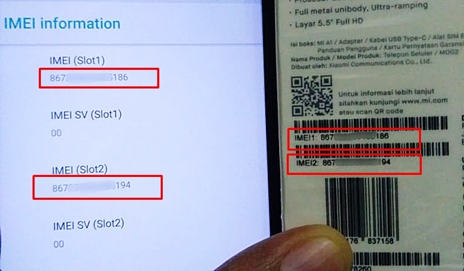 cómo verificar Xiaomi original o falso