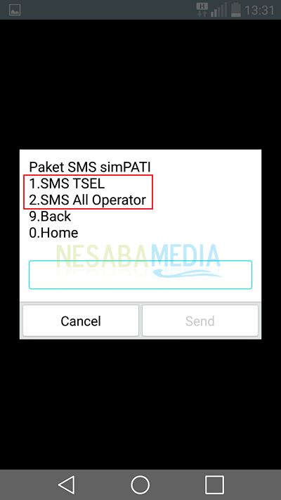 lista de paquetes de simPATI 4 sms