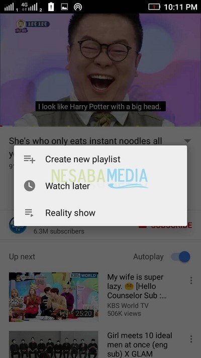 cómo hacer una lista de reproducción en youtube a través de android