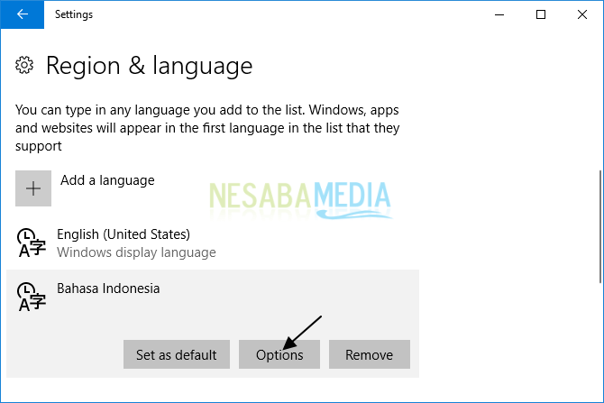 Cómo cambiar el idioma en una computadora portátil con Windows 10 para principiantes