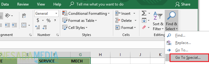 Cómo eliminar columnas y filas en blanco en Excel 1
