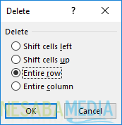 Cómo eliminar columnas y filas en blanco en Excel 9