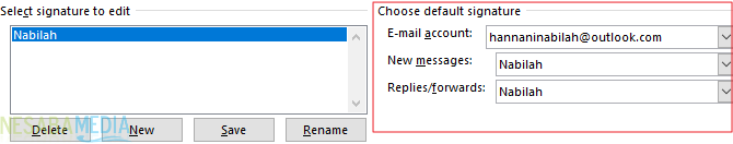 Cómo crear una firma en Outlook 5