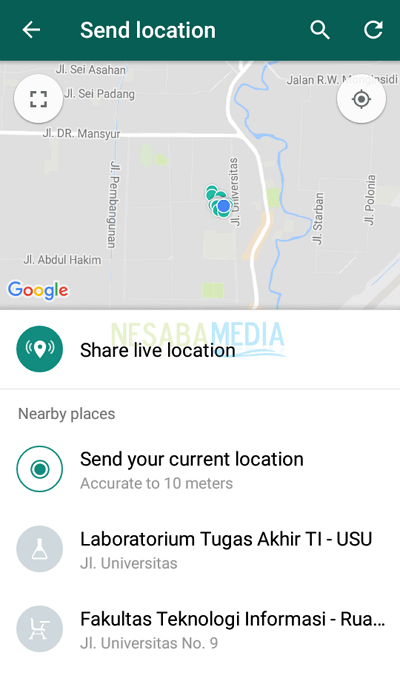 como compartir ubicacion via whatsapp