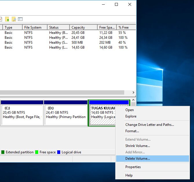 Cómo particionar el disco duro de Windows 10 sin reinstalar