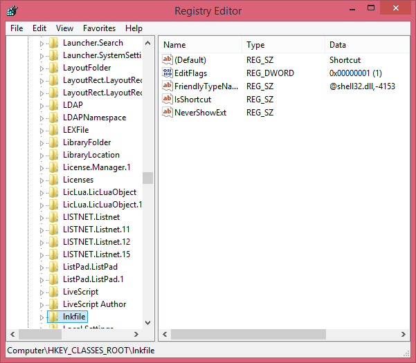 cómo eliminar las flechas de acceso directo del escritorio en Windows a través del editor de registro
