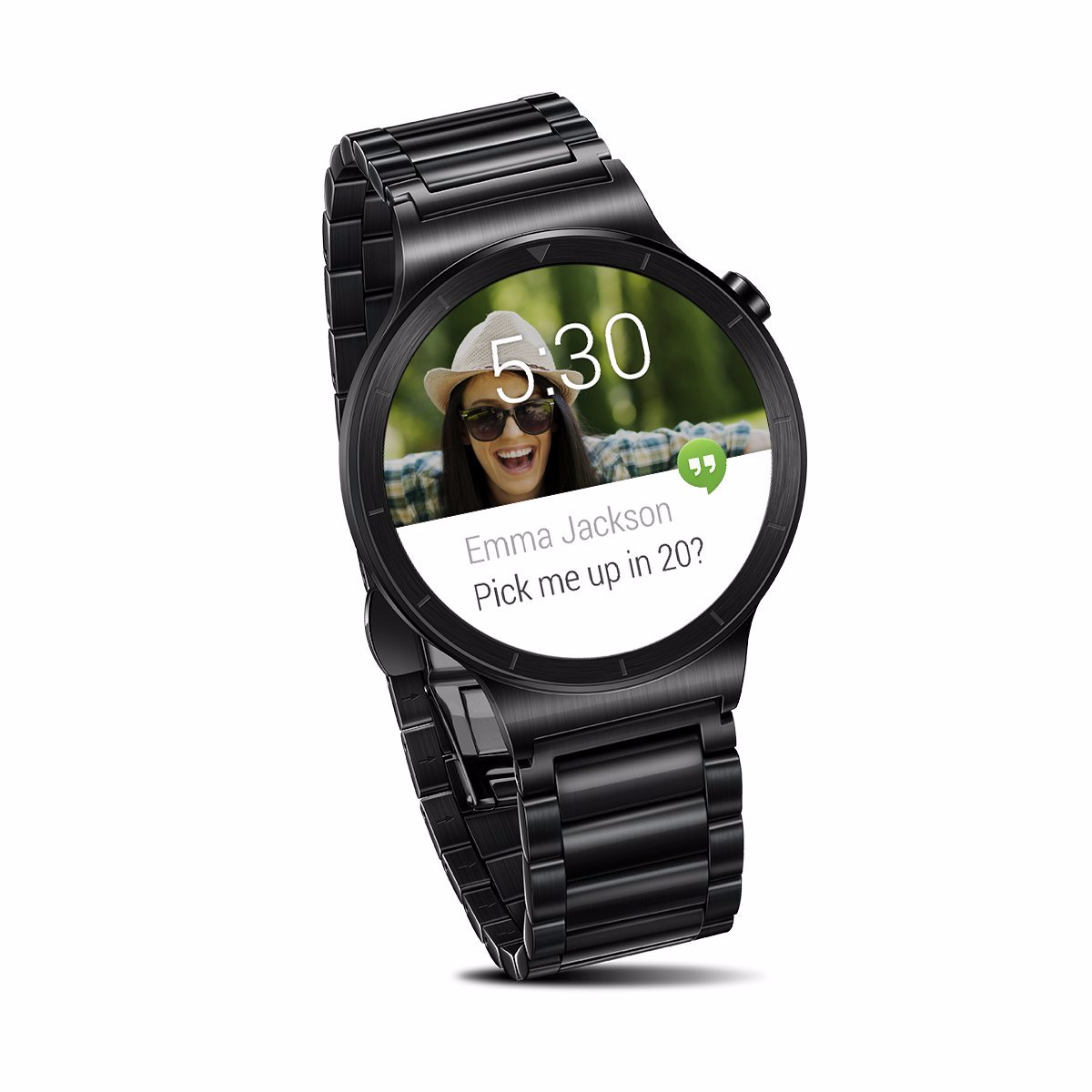 [Hot Deal] Reloj Huawei negro con banda Black Steel Link por solo $ 220 en Amazon