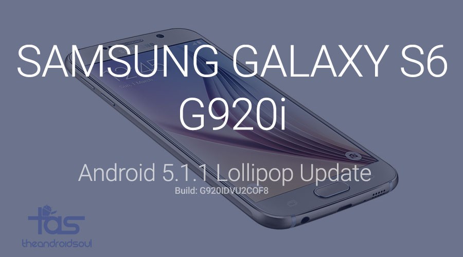Enlace de descarga directa de actualización de Samsung Galaxy S6 G920i Android 5.1.1 e instrucciones de instalación