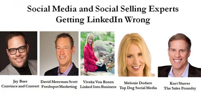 Cómo incluso los expertos en redes sociales y ventas sociales se equivocan en LinkedIn - Parte 1