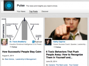 Las mejores publicaciones de Linkedin Pulse sobre marketing.