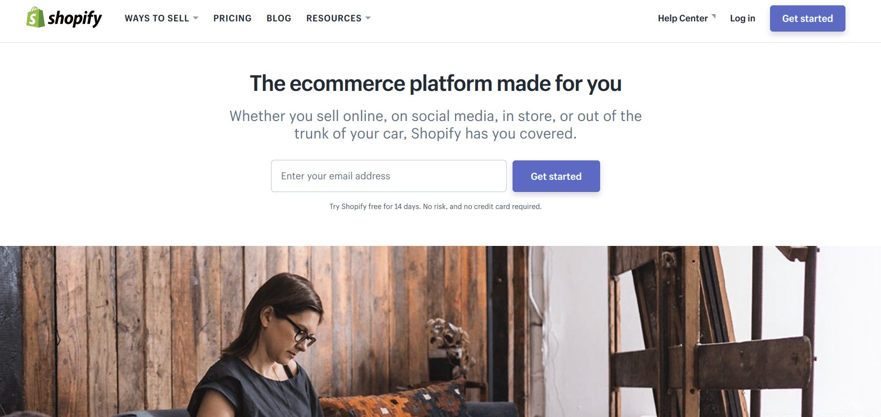 Haga su primera venta de comercio electrónico: sitio web de Shopify