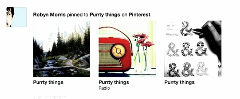 Formato de historia de Pines de Pinterest en la sección de noticias