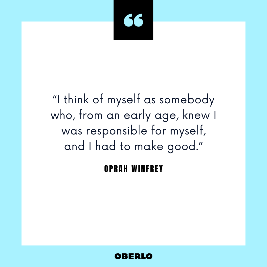 Cita de espíritu emprendedor: Oprah Winfrey