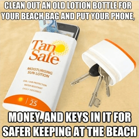 Cómo mantener las cosas seguras en la playa