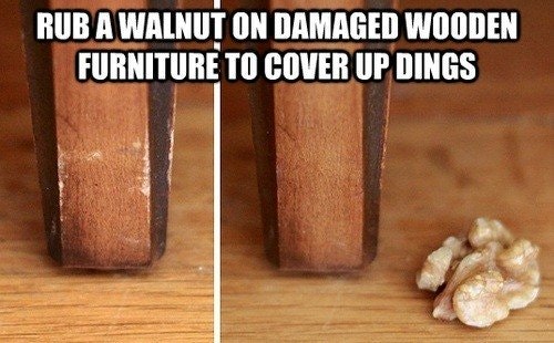 Cómo arreglar abolladuras en muebles de madera