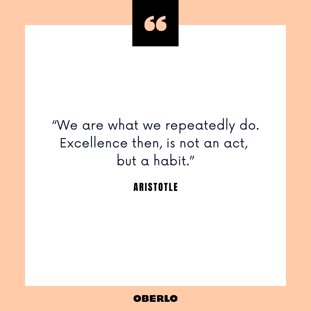 Rutina de Buenos Días para el Éxito: Cita de Aristóteles