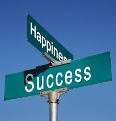 equilibrio entre la felicidad y el éxito