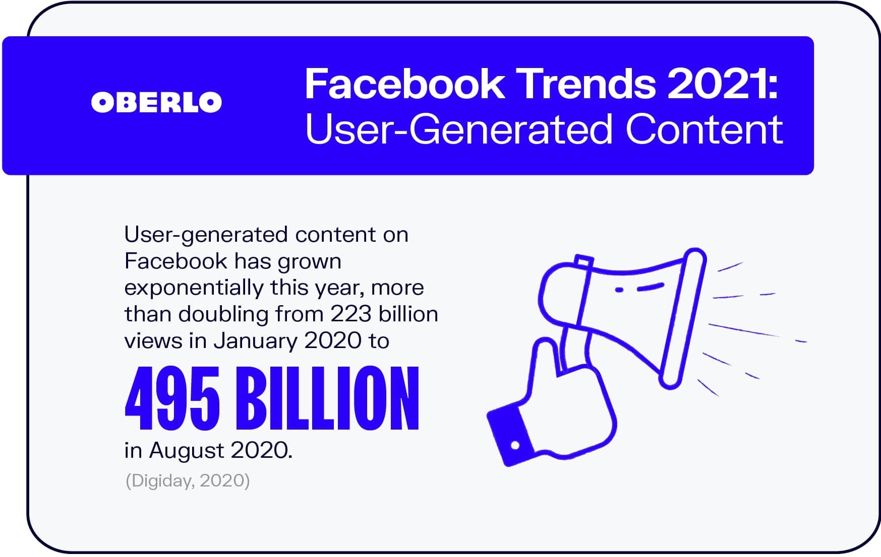 Tendencias de Facebook 2021: contenido generado por el usuario